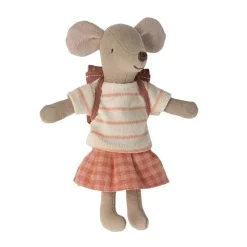 Maileg Tricycle Mouse Big Sister Coral 2024