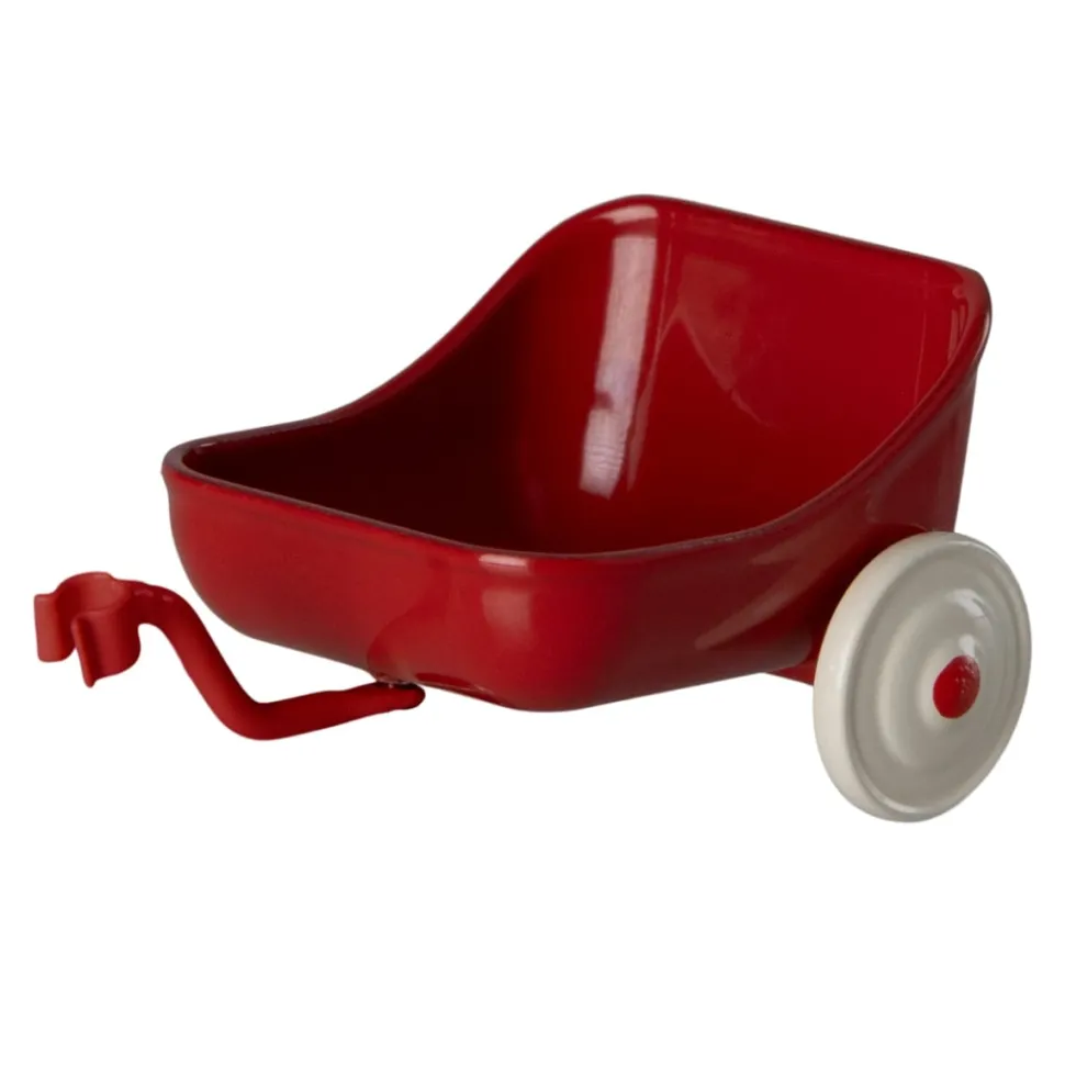 Maileg Tricycle Trailer Mouse Red
