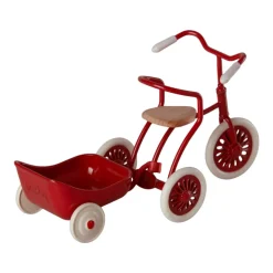 Maileg Tricycle Trailer Mouse Red