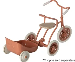 Maileg Tricycle Trailer Mouse Coral