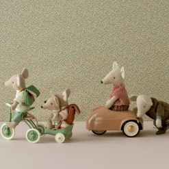 Maileg Tricycle Trailer Mouse Red