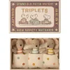 Maileg Triplets Baby Mice in Box