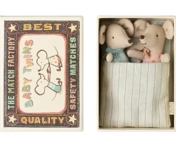 Maileg Twins Baby Mice in Matchbox 2025