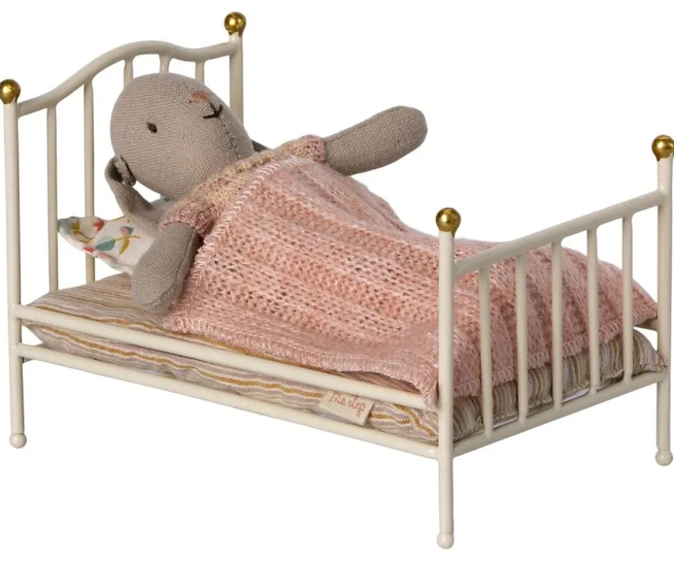 Maileg Vintage Bed Mouse off-white