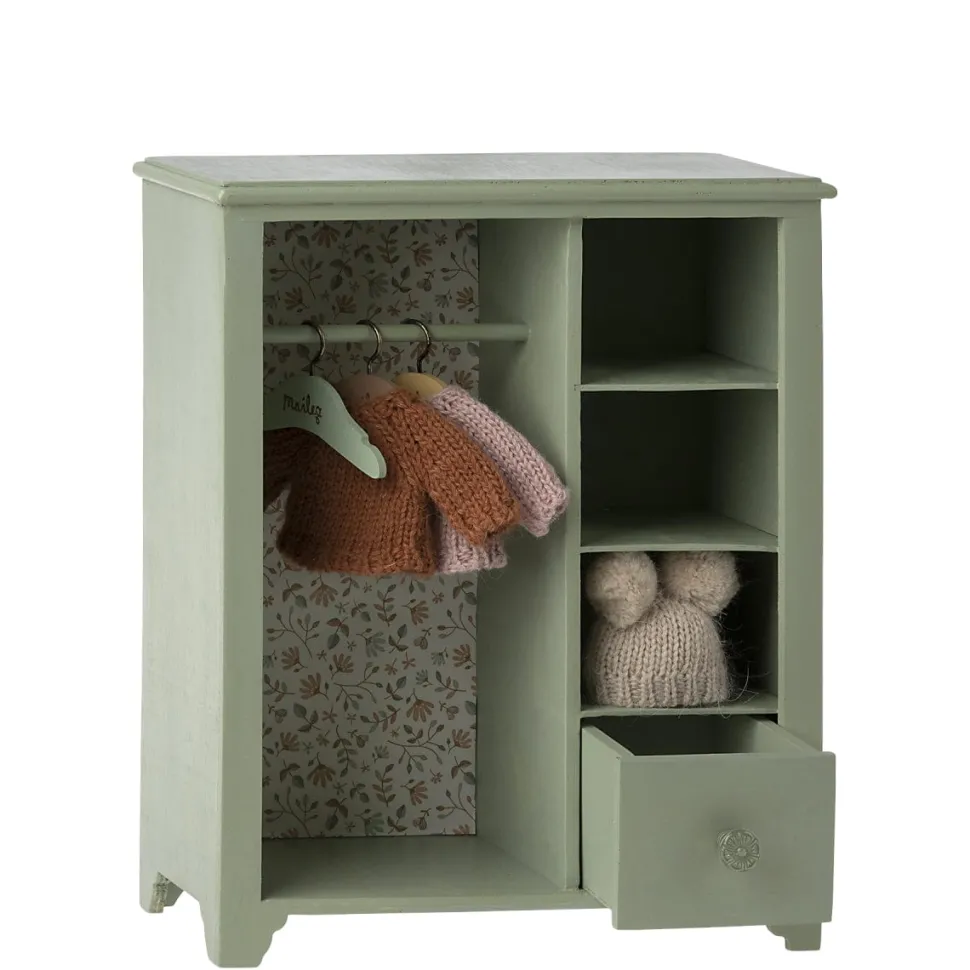 Maileg Wardrobe Large Mint Green