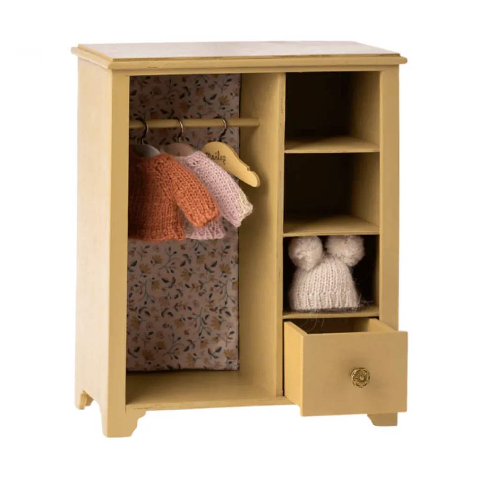 Maileg Wardrobe Large yellow
