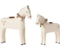 Maileg Wooden Horse Candle Holder Small New