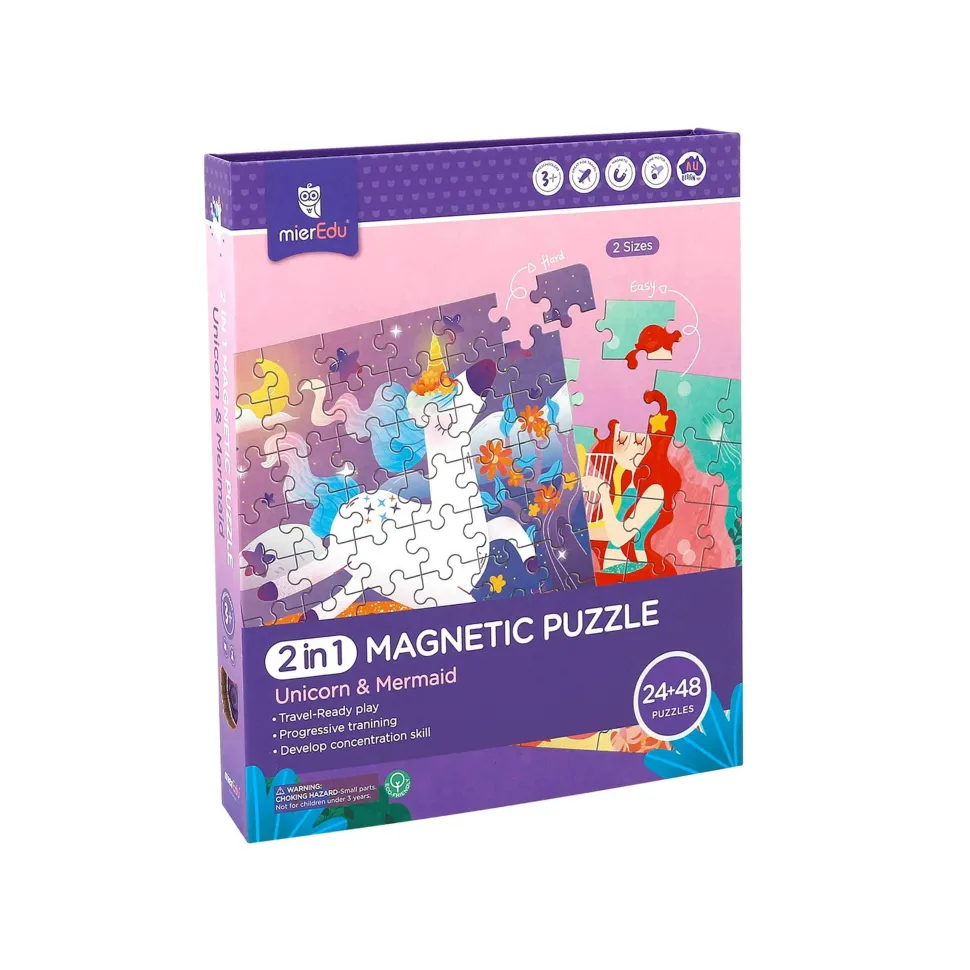 mierEdu 2 in 1 Magnetic Puzzle - Fairy Tale