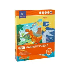 mierEdu 2 in 1 Magnetic Puzzle - Dinosaur
