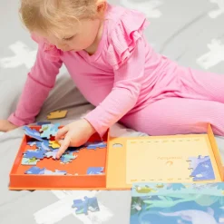 mierEdu 2 in 1 Magnetic Puzzle - Dinosaur