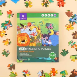 mierEdu 2 in 1 Magnetic Puzzle - Forest