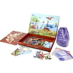 mierEdu All About - Dinosaurs Encyclopedia Magnetic Puzzle