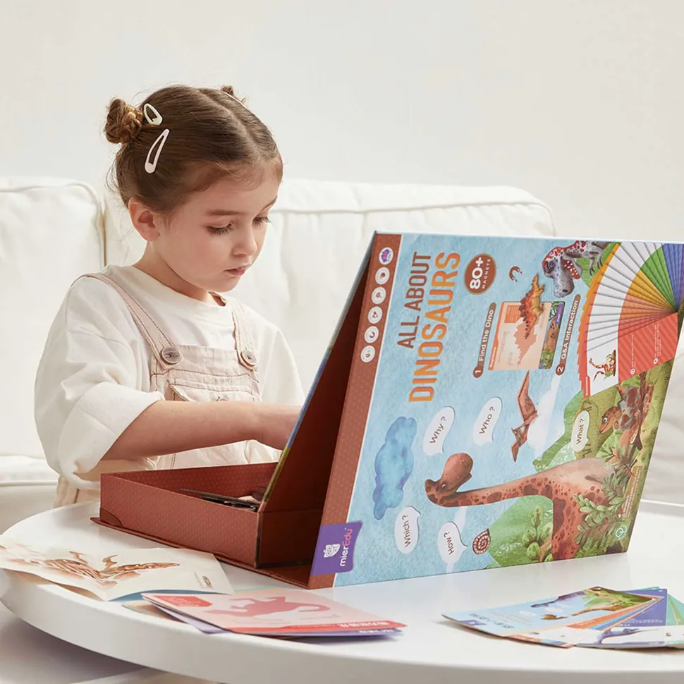 mierEdu All About - Dinosaurs Encyclopedia Magnetic Puzzle