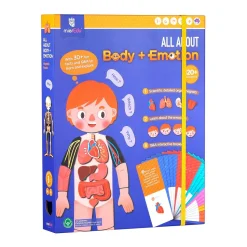 mierEdu All About - My Body + Emotion Encyclopedia Magnetic Puzzle