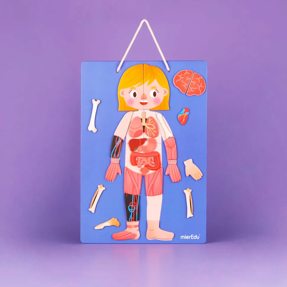 mierEdu All About - My Body + Emotion Encyclopedia Magnetic Puzzle