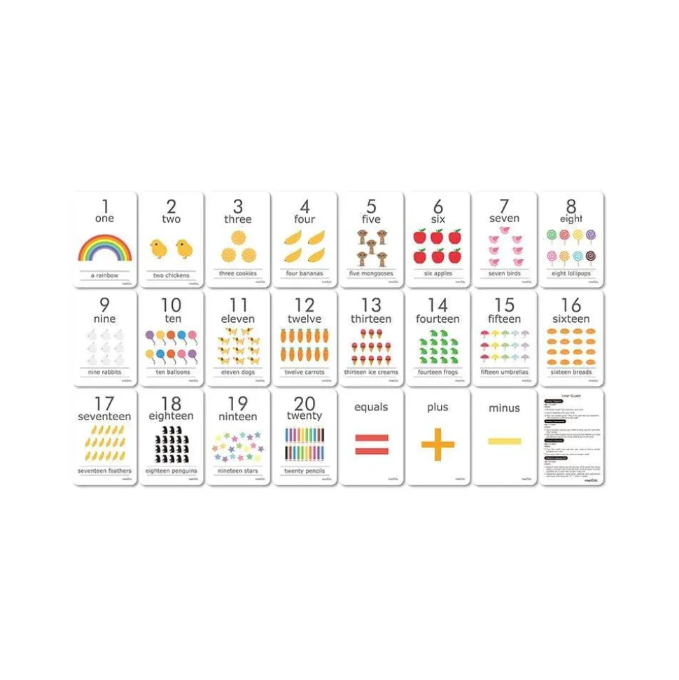 mierEdu Cognitive Flash Cards - Let's Count