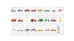 mierEdu Cognitive Flash Cards - Transport