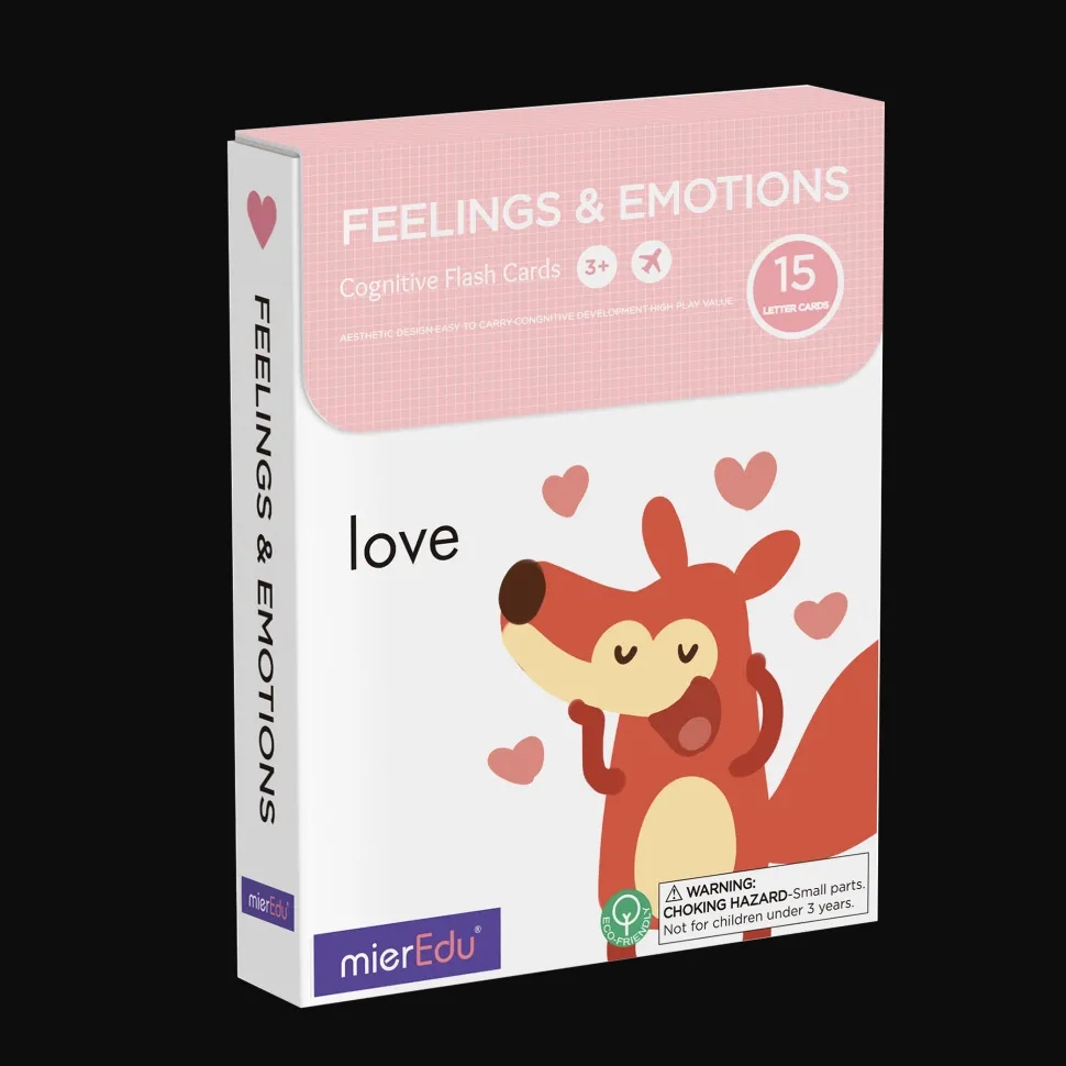 mierEdu Cognitive Flash Cards - Feelings & Emotions