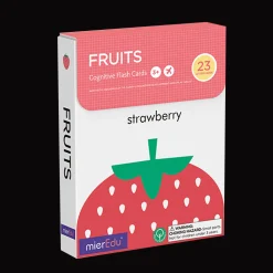 mierEdu Cognitive Flash Cards - Fruits