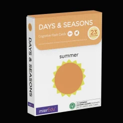 mierEdu Cognitive Flash Cards - Days & Seasons