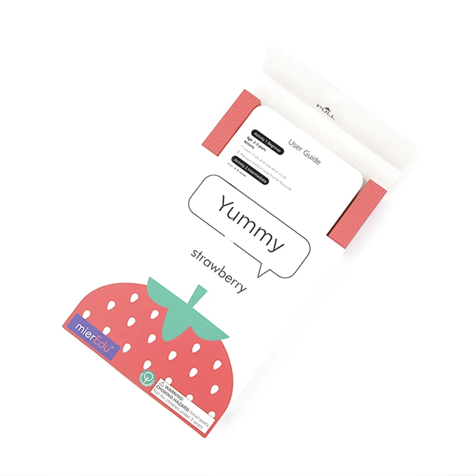 mierEdu Cognitive Flash Cards - Fruits
