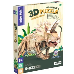 mierEdu 3D Puzzles Triceratops