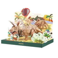 mierEdu 3D Puzzles Triceratops