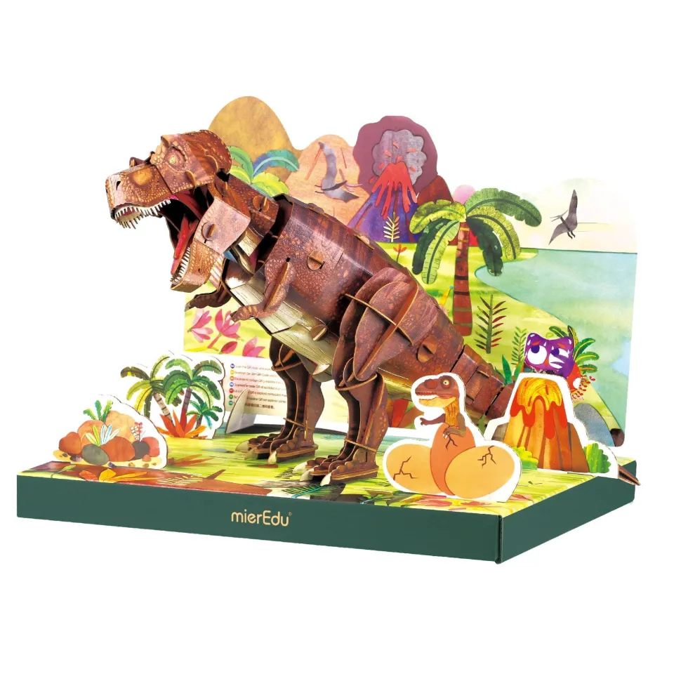 mierEdu 3D Puzzles Tyrannosaurus Rex