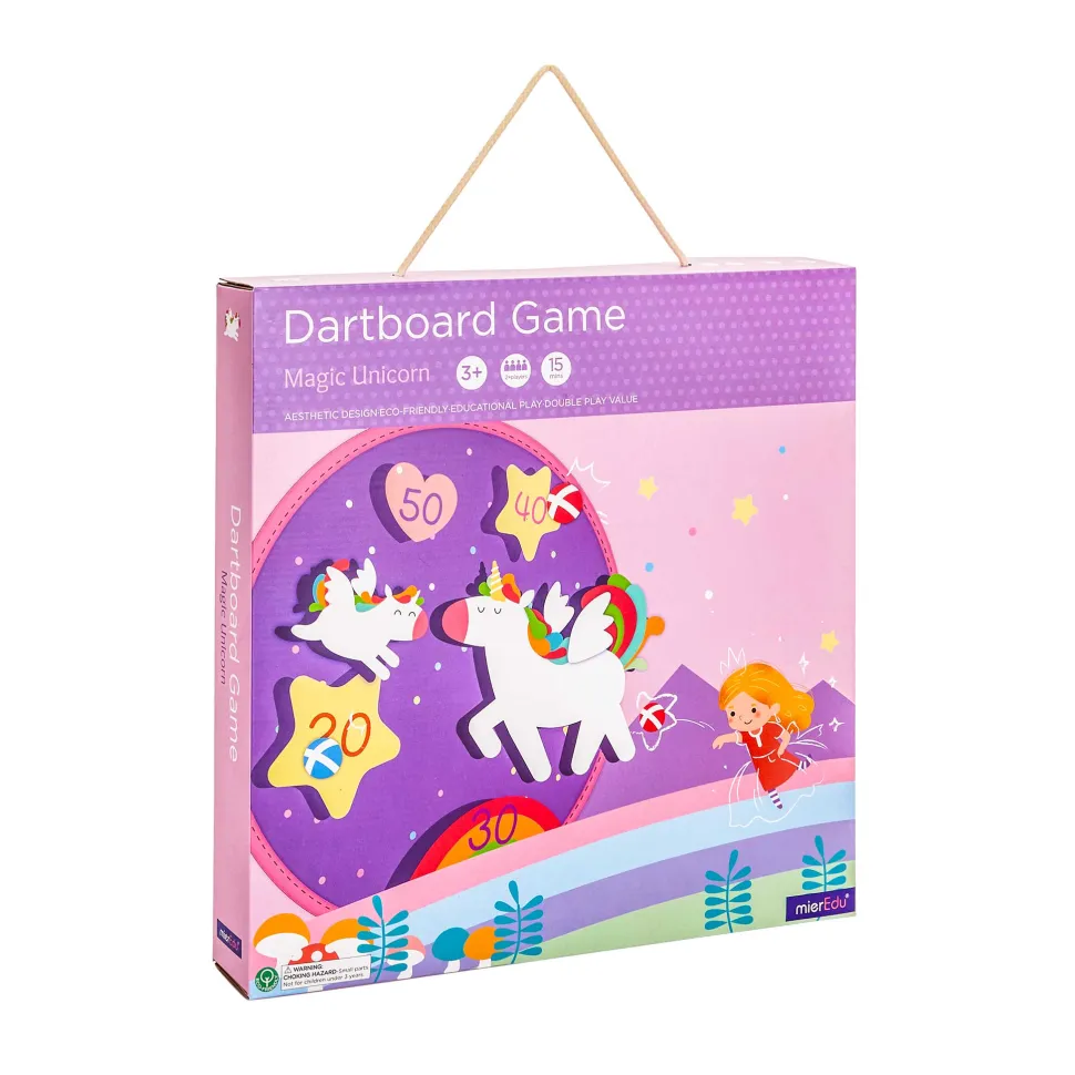 mierEdu Dartboard Game - Magic Unicorn