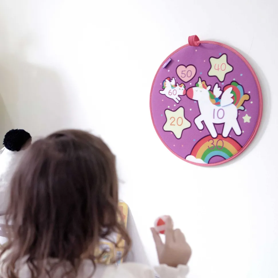 mierEdu Dartboard Game - Magic Unicorn