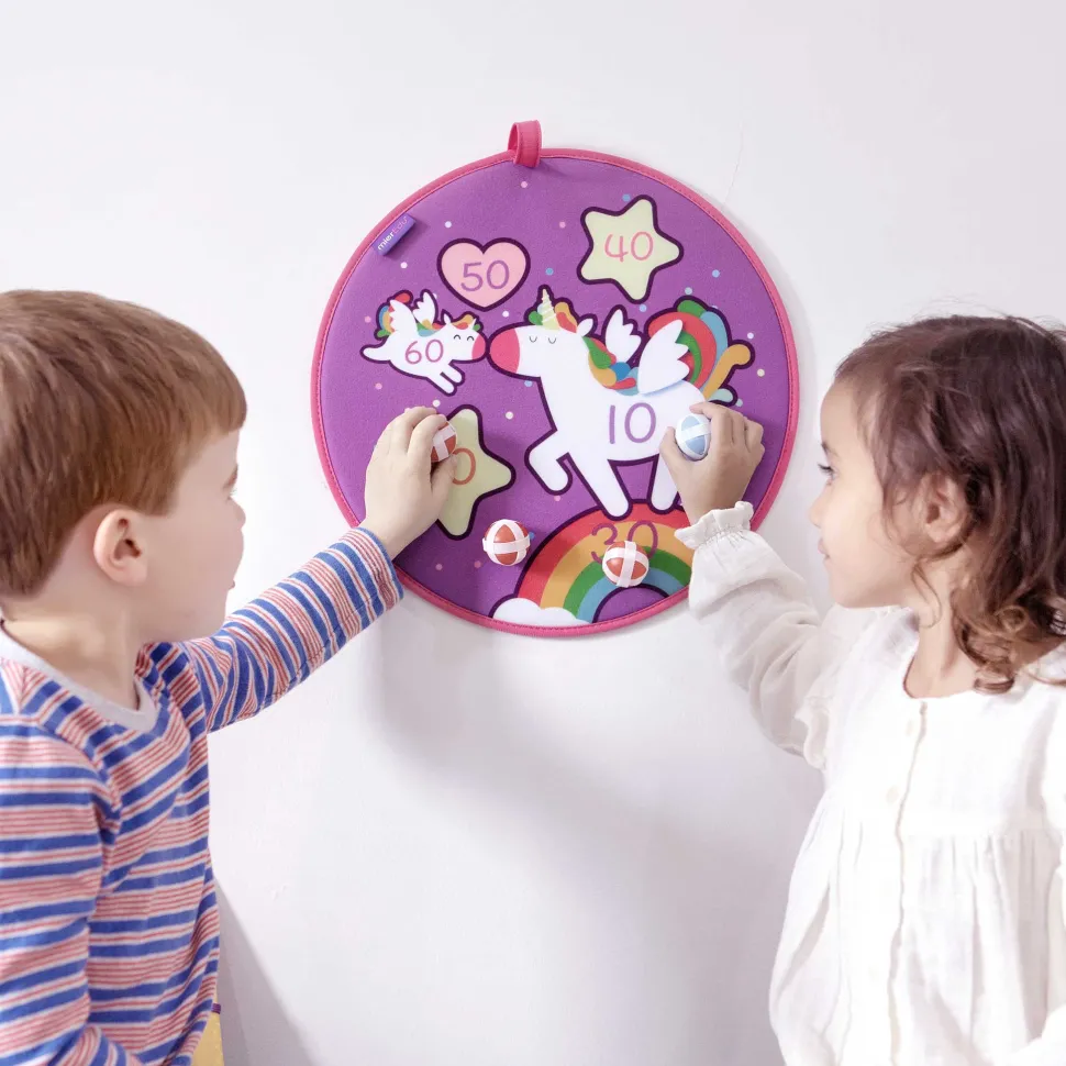 mierEdu Dartboard Game - Magic Unicorn