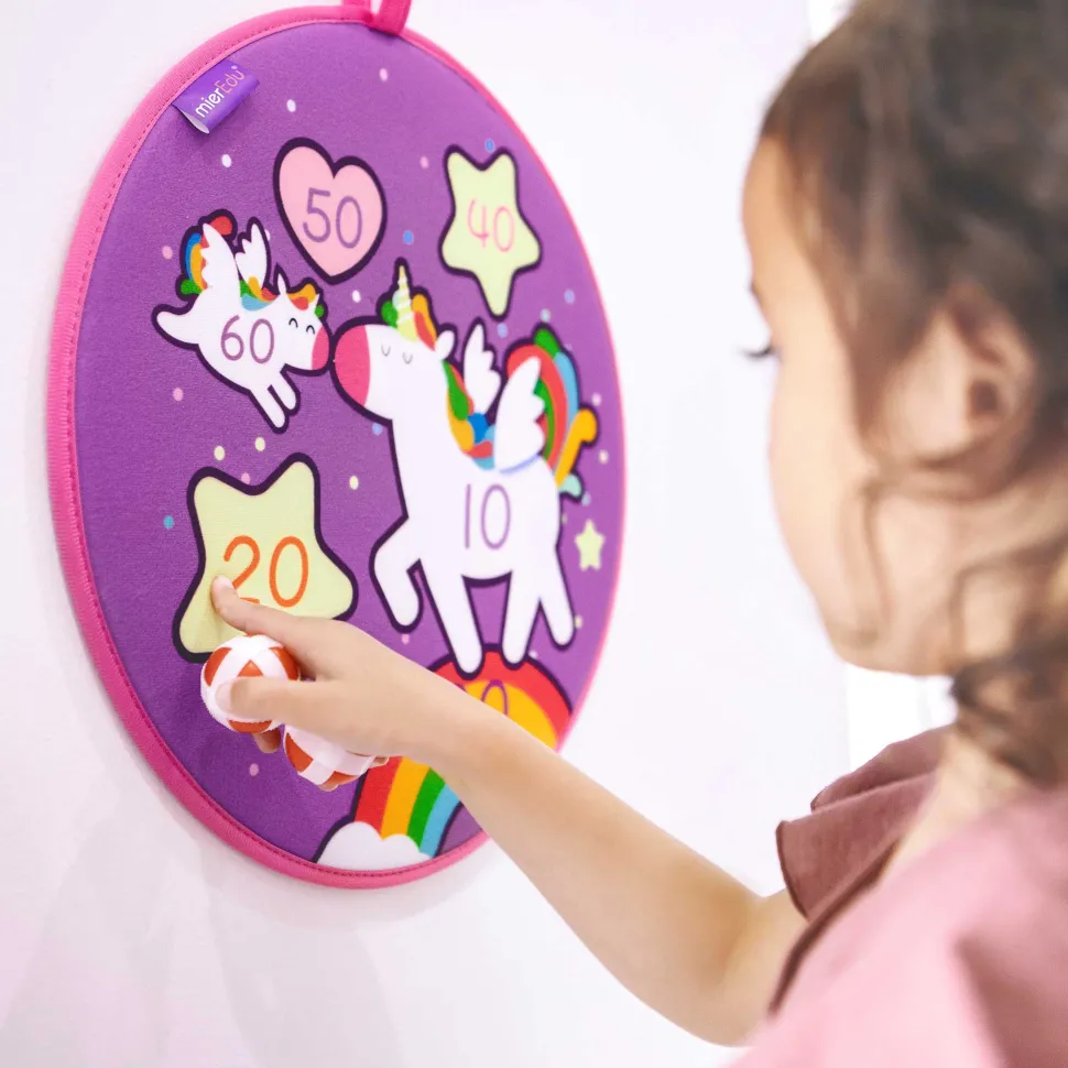 mierEdu Dartboard Game - Magic Unicorn