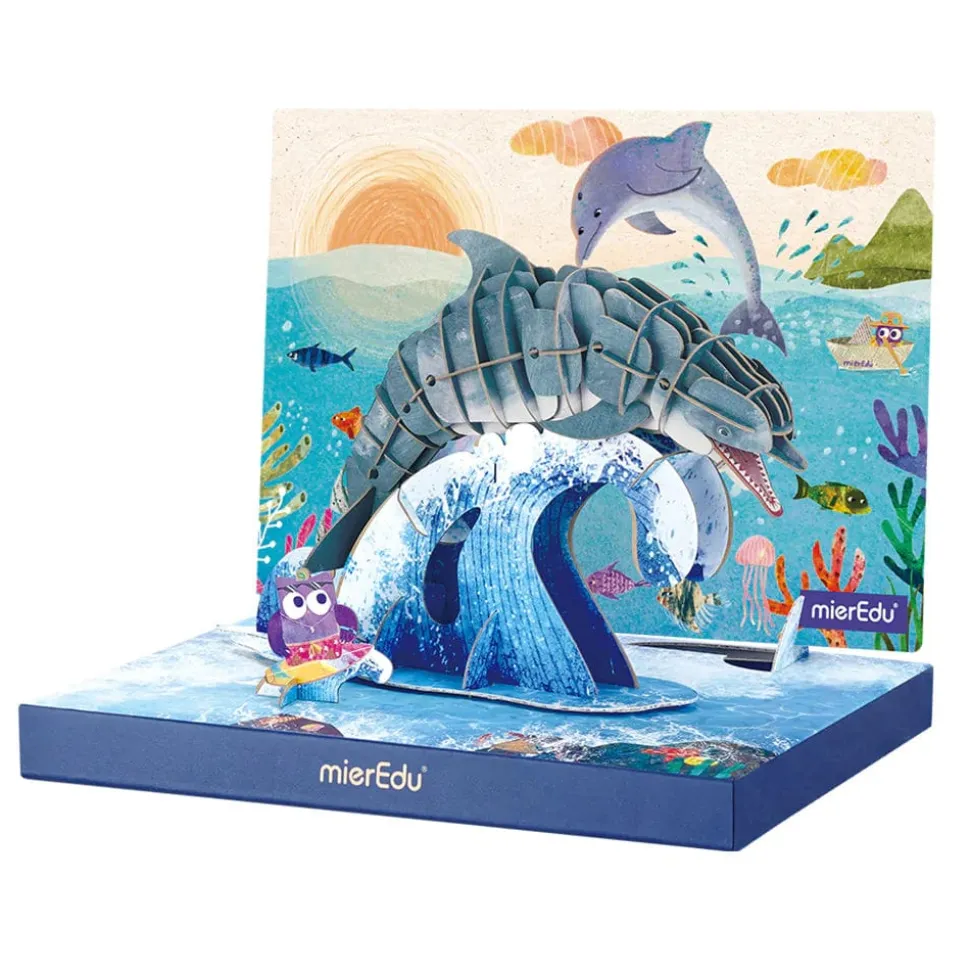 mierEdu ECO 3D Puzzles - Bottlenose Dolphin