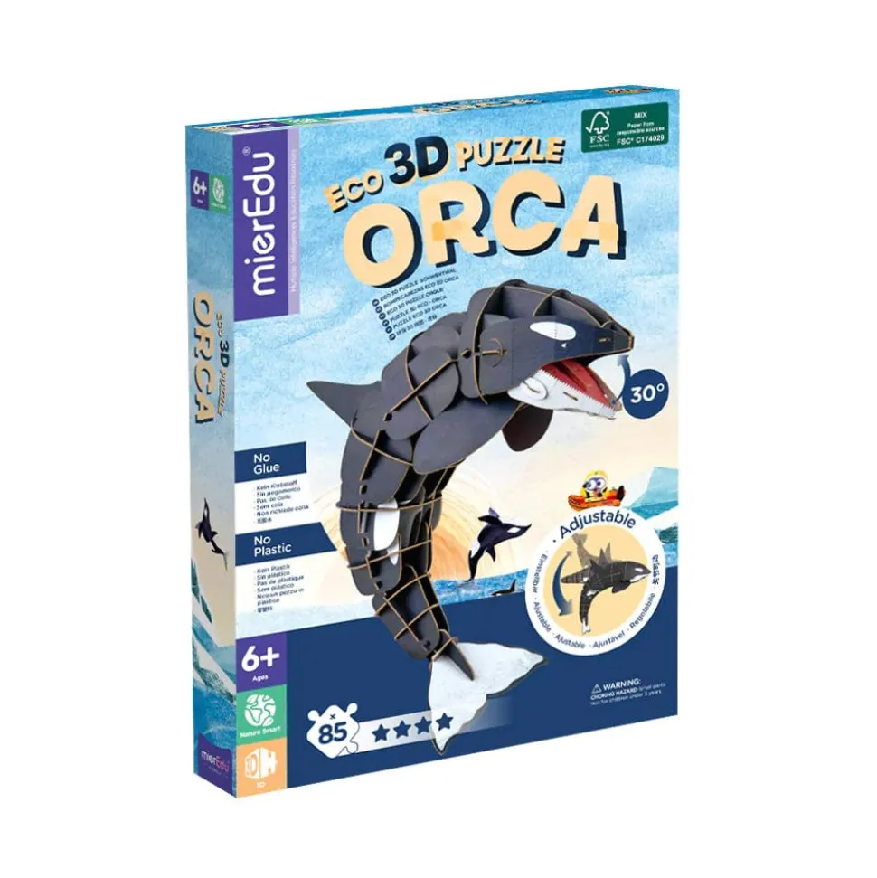 mierEdu ECO 3D Puzzles - Orca