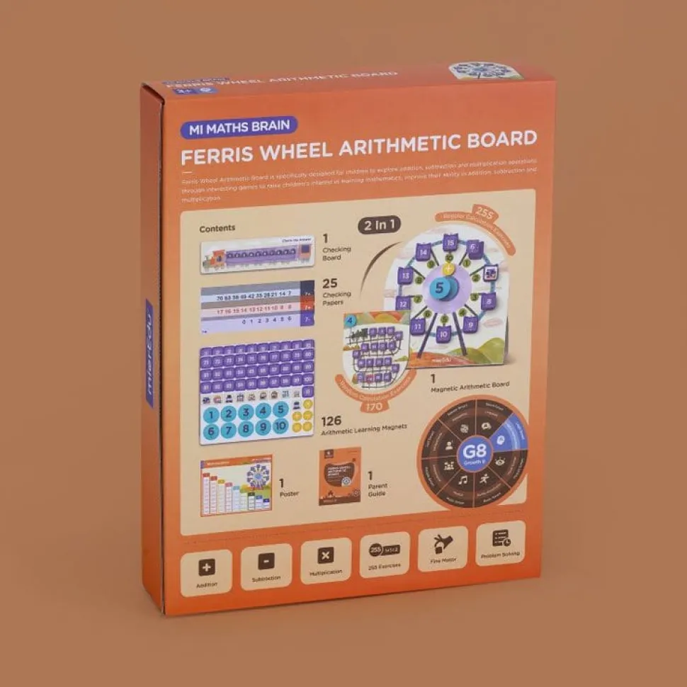 mierEdu Ferris Wheel Arithmetic Board