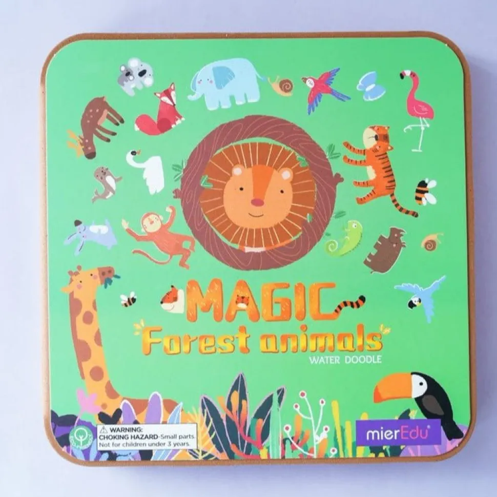 mierEdu Magic Water Doodle Book - Forest Animals