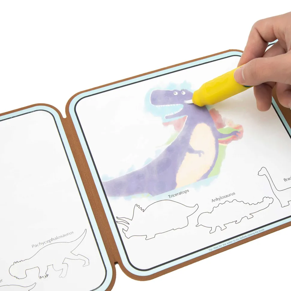 mierEdu Magic Water Doodle Book - Dino World