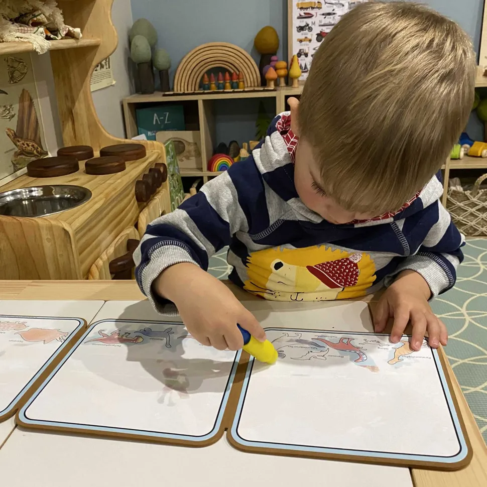 mierEdu Magic Water Doodle Book - Dino World