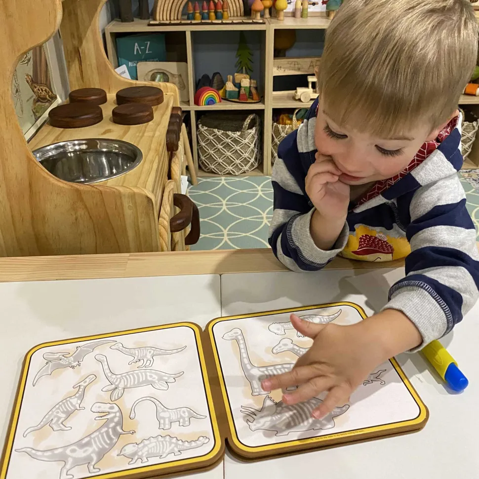 mierEdu Magic Water Doodle Book - Dino World