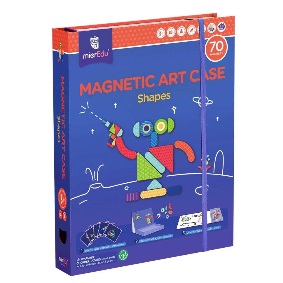 mierEdu Magnetic Art Case - Shapes