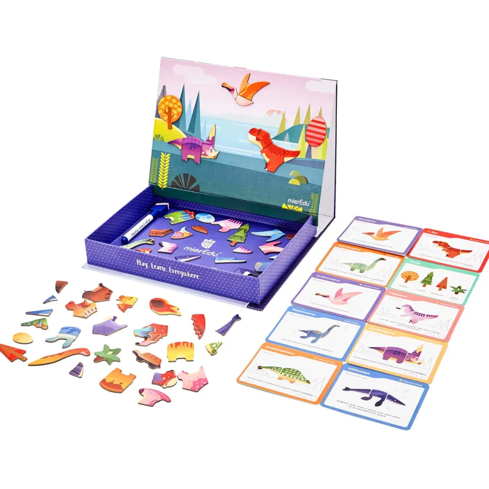 mierEdu Magnetic Art Case - Dino World