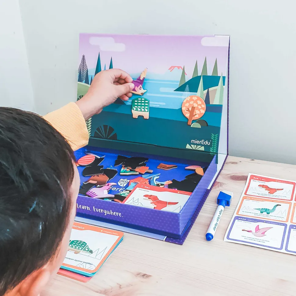 mierEdu Magnetic Art Case - Dino World