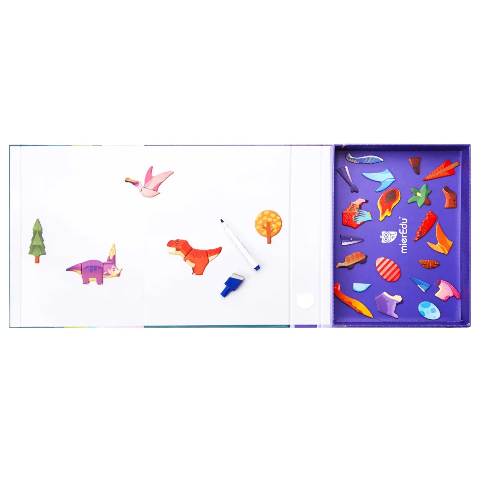 mierEdu Magnetic Art Case - Dino World