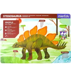 mierEdu Magnetic Pad - Stegosaurus