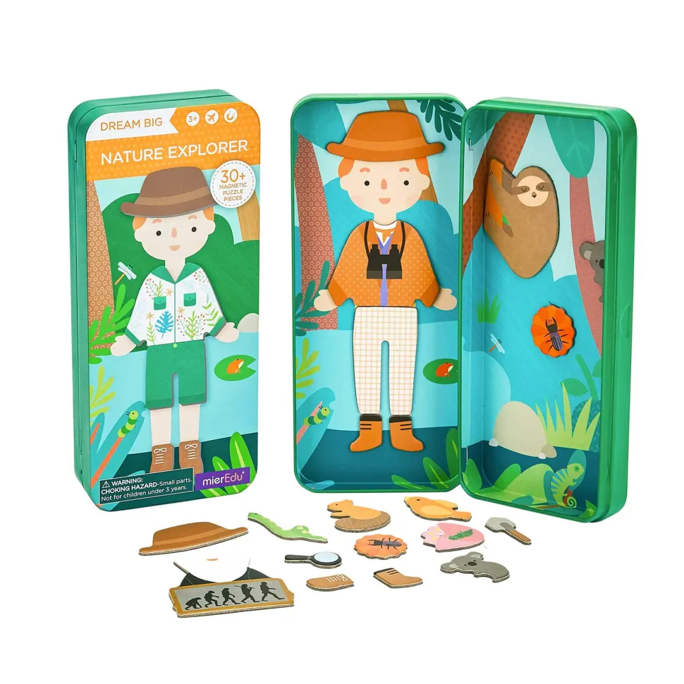 mierEdu Magnetic Puzzle Box - Nature Explorers