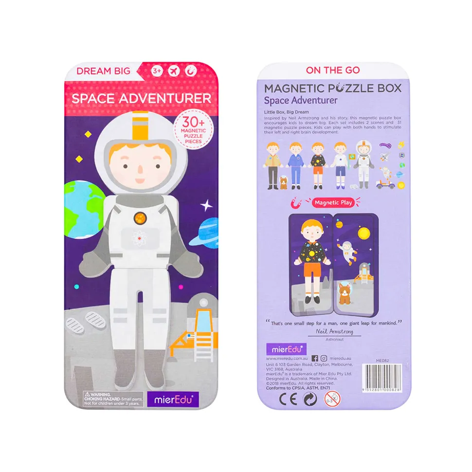 mierEdu Magnetic Puzzle Box - Space Adventurers
