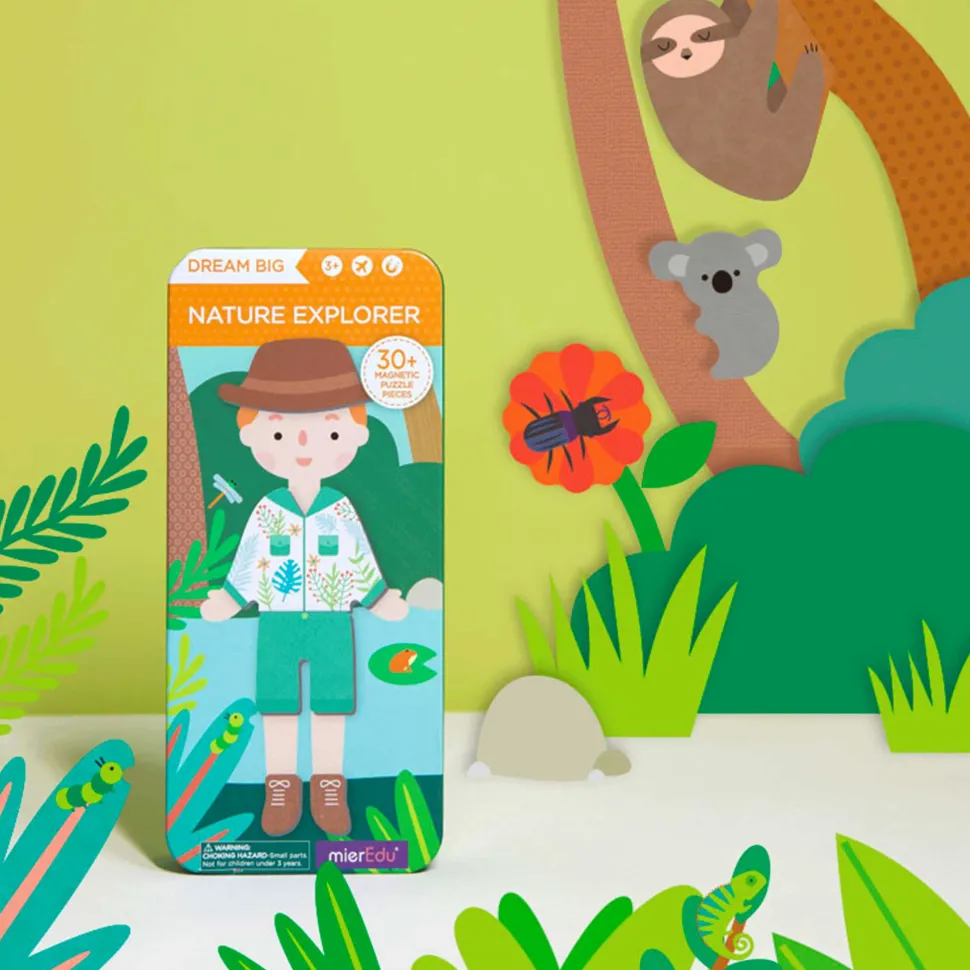 mierEdu Magnetic Puzzle Box - Nature Explorers