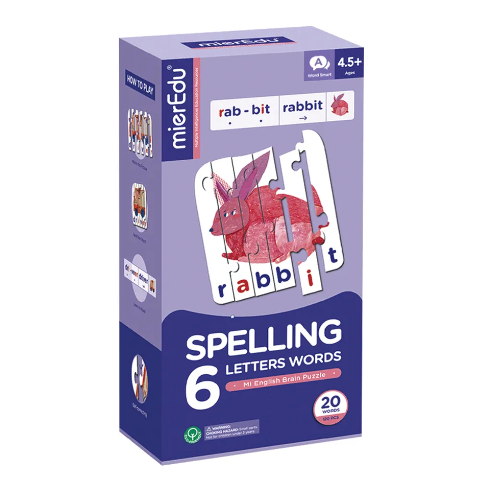 mierEdu MI English Brain Puzzle - 6 Letters Words