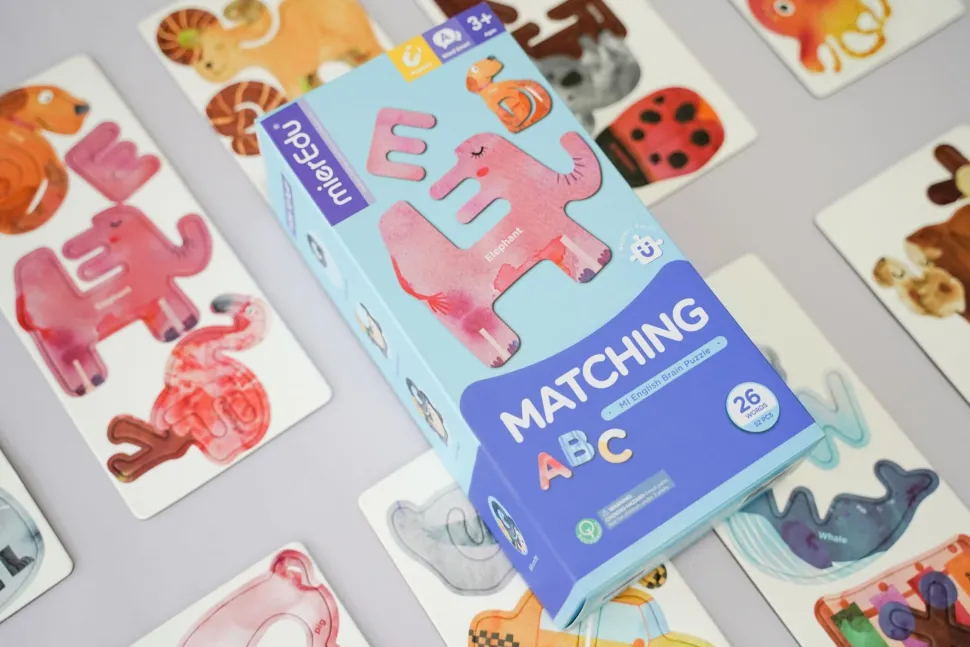 mierEdu MI English Brain Puzzle - Matching ABC