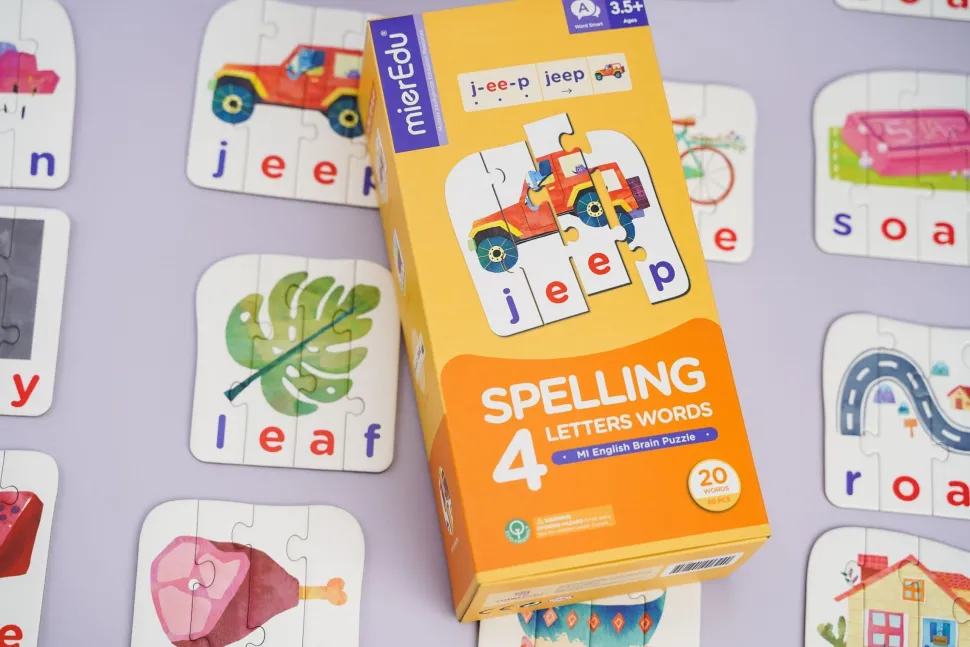 mierEdu MI English Brain Puzzle - 4 Letters Words